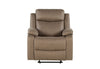 U6026 Brown Glider Recliner