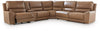 DeepWakes Reclining Sectional with Storage Console