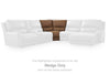 DeepWakes Reclining Sectional with Storage Console
