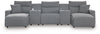 Modmax II Power Reclining Sectional with Chaise and Consoles