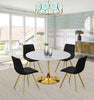 Annie Black Velvet Dining Chair