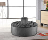 Banquet Grey Velvet Ottoman/Bench