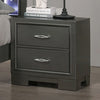 ALISON Night Stand, Dark Walnut