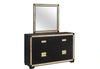 Blake Black/Gold Dresser
