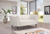 Beaumont Cream Velvet Loveseat