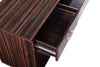 Excel Brown Zebra Wood Veneer Lacquer Sideboard/Buffet