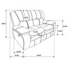 Camila Reclining Sofa Set