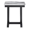 T1319 Blk/Wht End Table
