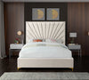 Eclipse Cream Velvet Full Bed
