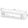 Deiter TV Stand Fireplace Console