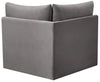 Jacob Grey Velvet Corner