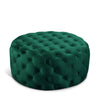 Addison Green Velvet Ottoman/Bench