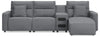 Modmax II Reclining Sectional with Chaise and Audio Console