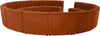 Limitless Cognac Velvet 15pc. Modular Sectional