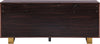 Excel Brown Zebra Wood Veneer Lacquer Sideboard/Buffet