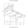 Sonoma Wingback Bed