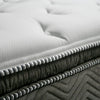 STORMIN White/Gray 13" Euro Pillow Top Mattress, Cal.King