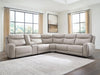 Gravier Power Reclining Sectional with Storage Console