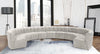 Limitless Cream Velvet 11pc. Modular Sectional