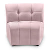 Limitless Pink Velvet Modular Chair