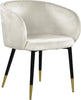 Louise Cream Velvet Dining Chair