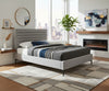 Hunter Grey Linen Full Bed