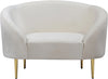 Ritz Cream Velvet Chair