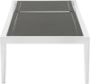 Nizuc Grey Mesh Waterproof Fabric Outdoor Patio Aluminum Mesh Chaise Lounge Chair