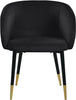 Louise Black Velvet Dining Chair