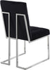 Alexis Black Velvet Dining Chair