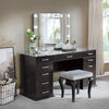 Valentina Vanity Set White & Dark Gray