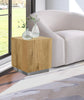 Acacia Chrome End Table