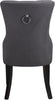 Nikki Grey Velvet Dining Chair