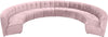 Limitless Pink Velvet 10pc. Modular Sectional