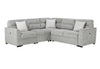 U9401 Nickel Sofa Bed Sectional with 3 Pillows