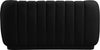 Dixie Black Velvet Loveseat