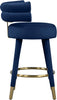 Fitzroy Navy Velvet Counter Stool