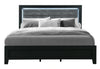 Reid Black Bed with LED