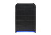 Beckett Wht/Blk Chest W/ LED