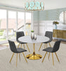 Annie Grey Velvet Dining Chair