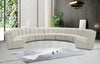Infinity Cream Velvet 9pc. Modular Sectional