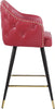 Barbosa Red Faux Leather Counter/Bar Stool