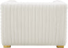 Ravish Cream Velvet Chair