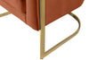 Carter Cognac Velvet Accent Chair