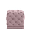 Stella Pink Velvet Ottoman/Stool