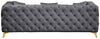 Kingdom Grey Velvet Sofa
