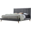 Acme Valda Queen Upholstered Bed in Gray 24520Q