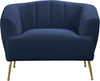 Tori Navy Velvet Chair