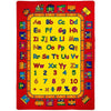 ABBEY Red & Multi 5' X 8' Area Rug