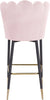 Lily Pink Velvet Stool
